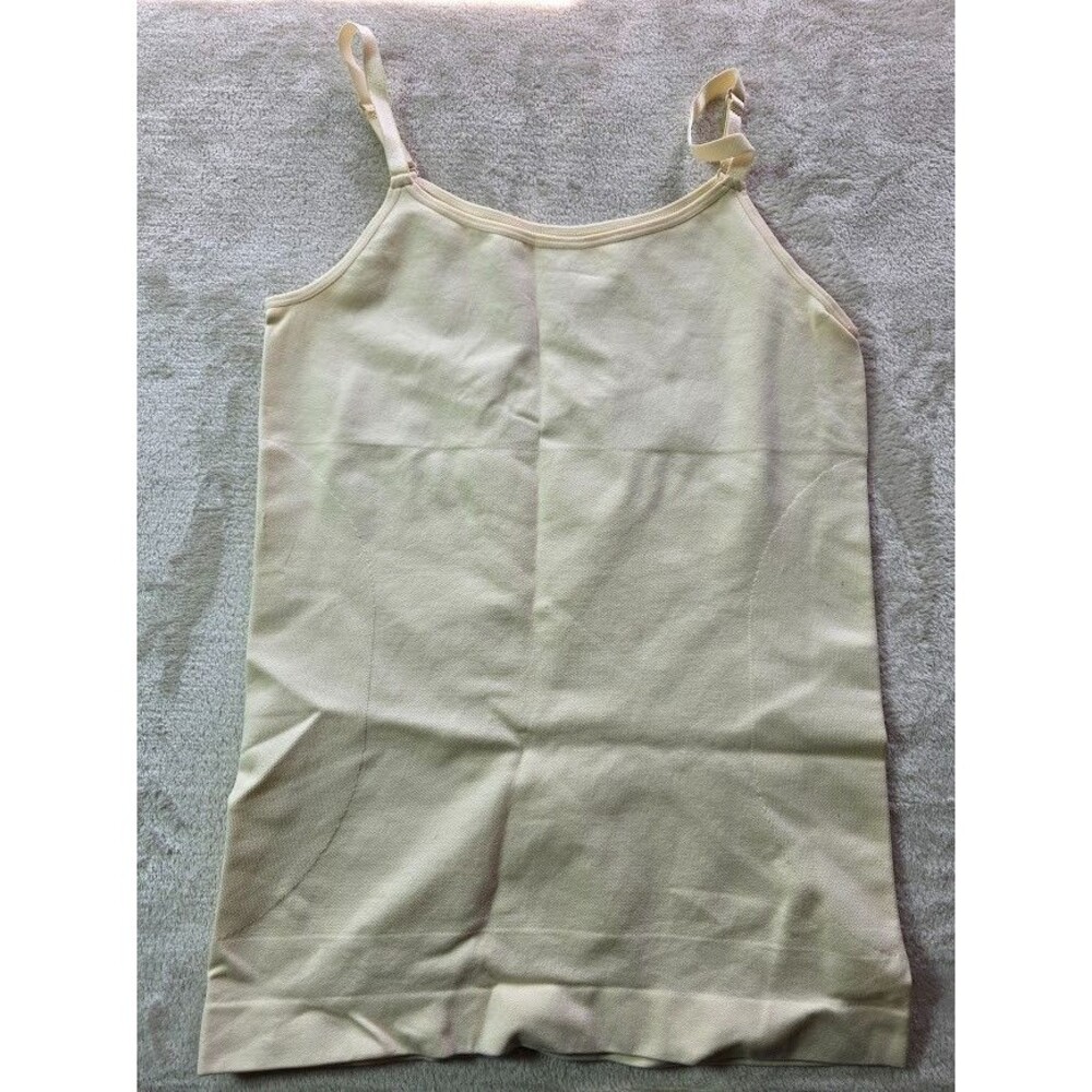 Shapermint Empetua 62001 Scoop Neck Cami Tank Top Natural (Chai) Women's Sz 2XL